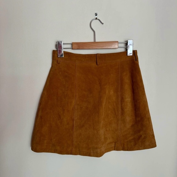 Vintage Real Suede Skirt - XS - Picture 4 of 6